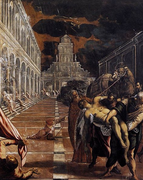 Jacopo Tintoretto Bergung des Leichnams des